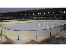 Хоккейная коробка из стеклопластика толщиной 7 мм, с обычными бортами, без ограждения из сетки, размер 12x24 м Хоккейная коробка из стеклопластика толщиной 7 мм, с обычными бортами, без ограждения из сетки, размер 12x24 м