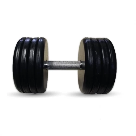 Гантель Barbell 48 кг классик с вращающейся ручкой хром, фото 1