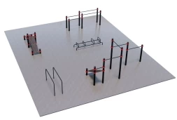 Проект Дворовая площадка для Воркаут и ГТО 2-5 (12 x 10 м), фото 2