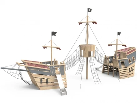 ДП 4.125 Корабль пиратов супер большой, фото 1