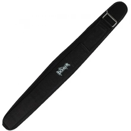 Пояс тяжелоатлетический Fighter на липучке, нейлон Черный р.S, фото 1