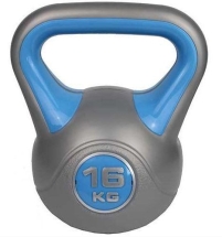 Гиря 16 кг пластиковая