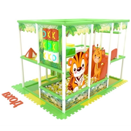 Детский игровой лабиринт «Дружок МАКС» 8,3м² (3,5*2,35*2,5м), фото 1