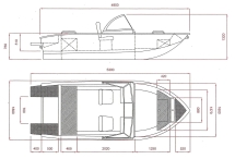 Алюминиевая лодка ALUTON 490 DC Алюминиевая лодка ALUTON 490 DC