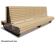 Скамейка уличная Кисловодск, Сосна 3 м Скамейка уличная Кисловодск, Сосна 3 м