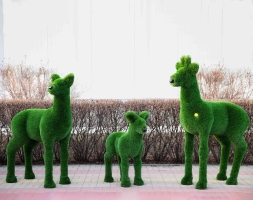 Топиари композиция Косули - газон Deluxe, фото 1