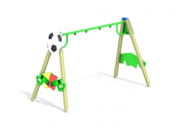 ДИО 1.102 Качели двойные (подвесы в комплект не входит), фото 1