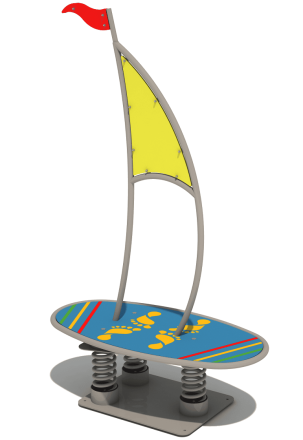 Качалка на пружине Парус для детской площадки, фото 1