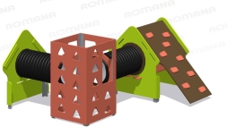 Игровой домик Romana 115.46.00_30.09 для детских площадок, фото 3 Игровой домик Romana 115.46.00_30.09 для детских площадок, фото 3