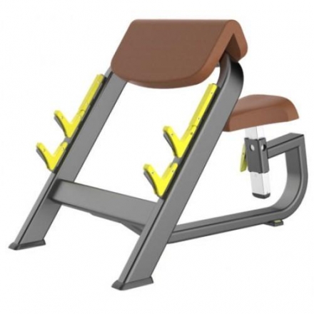 E-1044В Скамья для бицепса с сиденьем. Скамья Скотта (Seated Preacher Curl), фото 1