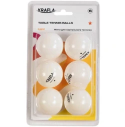 KRAFLA B-WT60 Набор для настольного тенниса (мяч без звезд 6шт.), фото 1