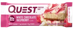 Батончик Quest Nutrition Quest Protein Bar Raspberry & White Chocolate (Малина в белом шоколаде), 12 шт, фото 2 Батончик Quest Nutrition Quest Protein Bar Raspberry & White Chocolate (Малина в белом шоколаде), 12 шт, фото 2