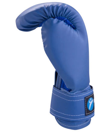 Перчатки боксерские детские, 4oz, к/з, синий, фото 3