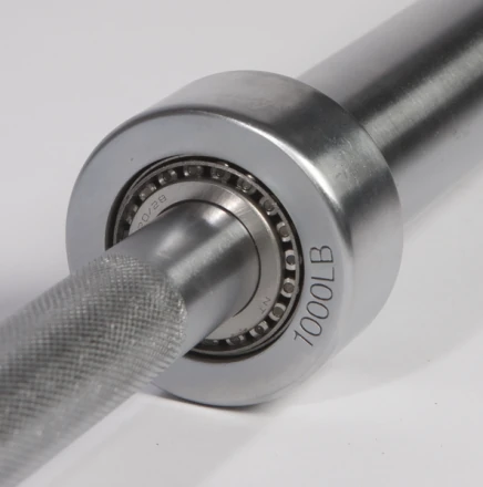 Гриф олимпийский прямой 86&quot;, до 453 кг, с упорными подшипниками, фото 4