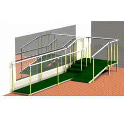 Горка реабилитационная с брусьями