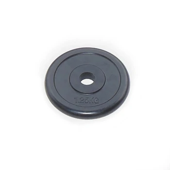 Диск JOHNS d26/d51 мм черный обрезиненный,1,25кг, фото 1