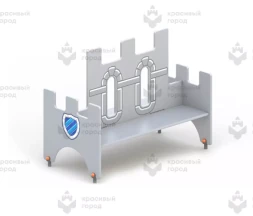 Скамья детская «Крепость» Скамья детская «Крепость»