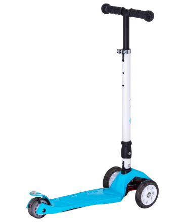 Самокат 3-колесный Smart 3D, 120/80 мм, синий, фото 2