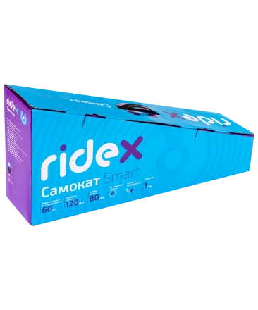 Самокат 3-колесный Smart 3D, 120/80 мм, синий, фото 8