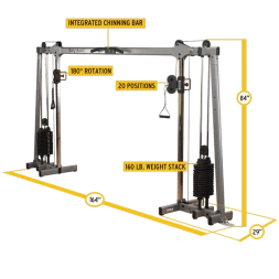 Кроссовер с двумя весовыми стеками по 72,5 кг, фото 19 Кроссовер с двумя весовыми стеками по 72,5 кг, фото 19