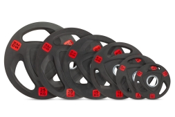 Диск 51 мм. NEO обрезиненный с 3-мя хватами  20 кг (модель: D3), фото 3