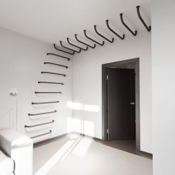 Перекладина шведской стенки и рукохода FLY 800, черная, фото 4