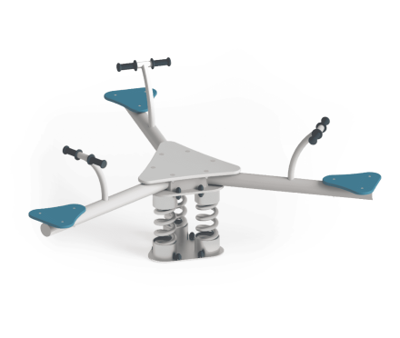 Качалка на пружине Трилистник КБ-100 для игровой площадки, фото 1