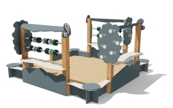 Песочница ВСТ 5659 со счетами для детской площадки, фото 2 Песочница ВСТ 5659 со счетами для детской площадки, фото 2