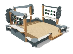 Песочница ВСТ 5659 со счетами для детской площадки, фото 1 Песочница ВСТ 5659 со счетами для детской площадки, фото 1