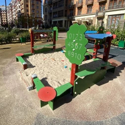 Песочница ВСТ 5659 со счетами для детской площадки, фото 6 Песочница ВСТ 5659 со счетами для детской площадки, фото 6