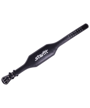 Пояс атлетический SU-303 6 дюймов, кожа, черный, фото 3