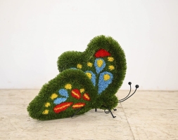 Топиари бабочка Тара, модель 2 - газон Eco+Deluxe, фото 3