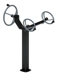 Рули (положение стоя) серый - Уличный тренажер - СТ 103-13, фото 2