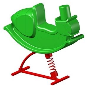Качалка на пружине Кузнечик для детской площадки, фото 1