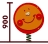 Качалка на пружине Колобок 04047 для детской площадки