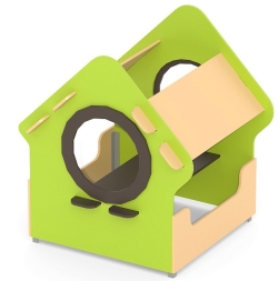 Игровой домик Romana 115.40.00_30.01 для детских площадок, фото 3 Игровой домик Romana 115.40.00_30.01 для детских площадок, фото 3