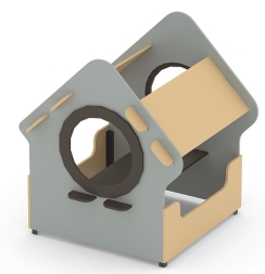 Игровой домик Romana 115.40.00_30.01 для детских площадок, фото 2 Игровой домик Romana 115.40.00_30.01 для детских площадок, фото 2