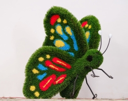 Топиари бабочка Тара, модель 1 - газон Eco+Deluxe, фото 1