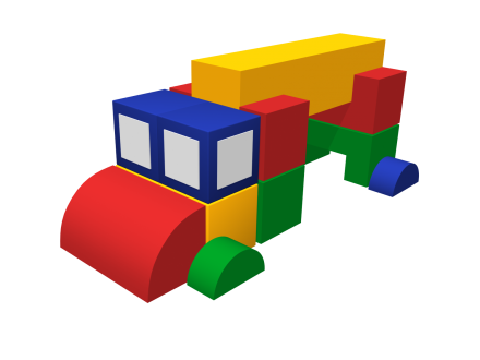 Мягкий игровой комплекс «Лесовоз», фото 1