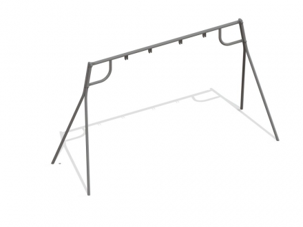 ДИО 1.12 Качели с гибким подвесом двойные (подвесы в комплект не входит), фото 1