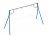 ДИО 1.12 Качели с гибким подвесом двойные (подвесы в комплект не входит)