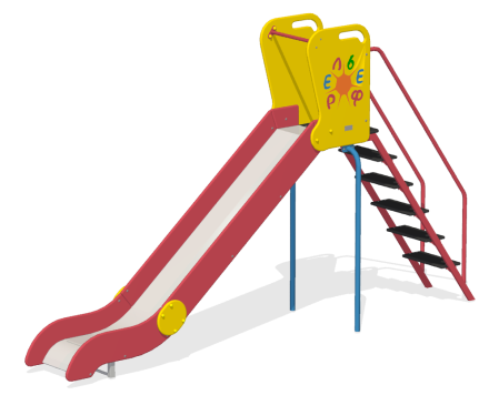 Детская горка Большая ГР-03 H=1500 для игровой площадки, фото 1