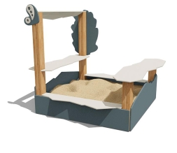 Песочница Полянка ВСТ 5657 для детской площадки, фото 3 Песочница Полянка ВСТ 5657 для детской площадки, фото 3