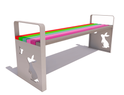 Скамейка уличная Детская 77014 для парков 150см