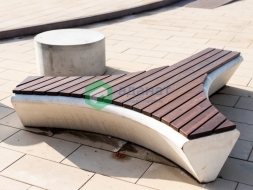 Скамейка «Звезда» с настилом, фото 4