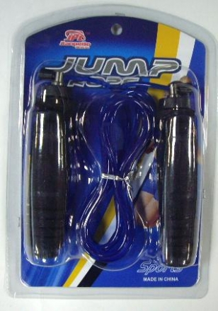 Скакалка 5107 0031 (2,8 м, мягкие ручки, шнур: резина), фото 1