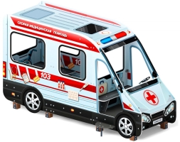 Беседка Автобус (Скорая помощь) МФ 10.03.13-04, фото 4