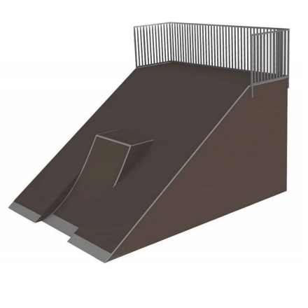 Разгонка наклонная с кикером, фото 1