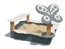 Песочница ВСТ 5656 для детской площадки, фото 1 Песочница ВСТ 5656 для детской площадки, фото 1