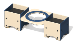 Песочница ПС-21 с ванночкой для детской площадки, фото 1 Песочница ПС-21 с ванночкой для детской площадки, фото 1